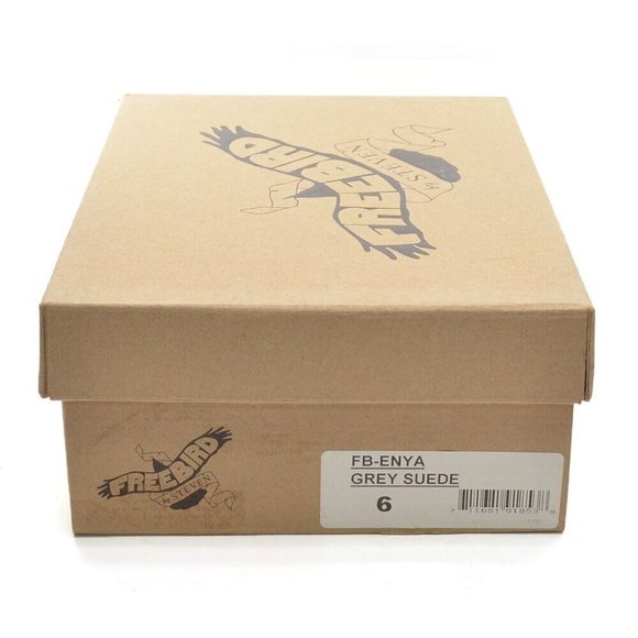 Freebird Enya Taupe Leather Ankle Tie Flats 6 M New - Picture 7 of 7